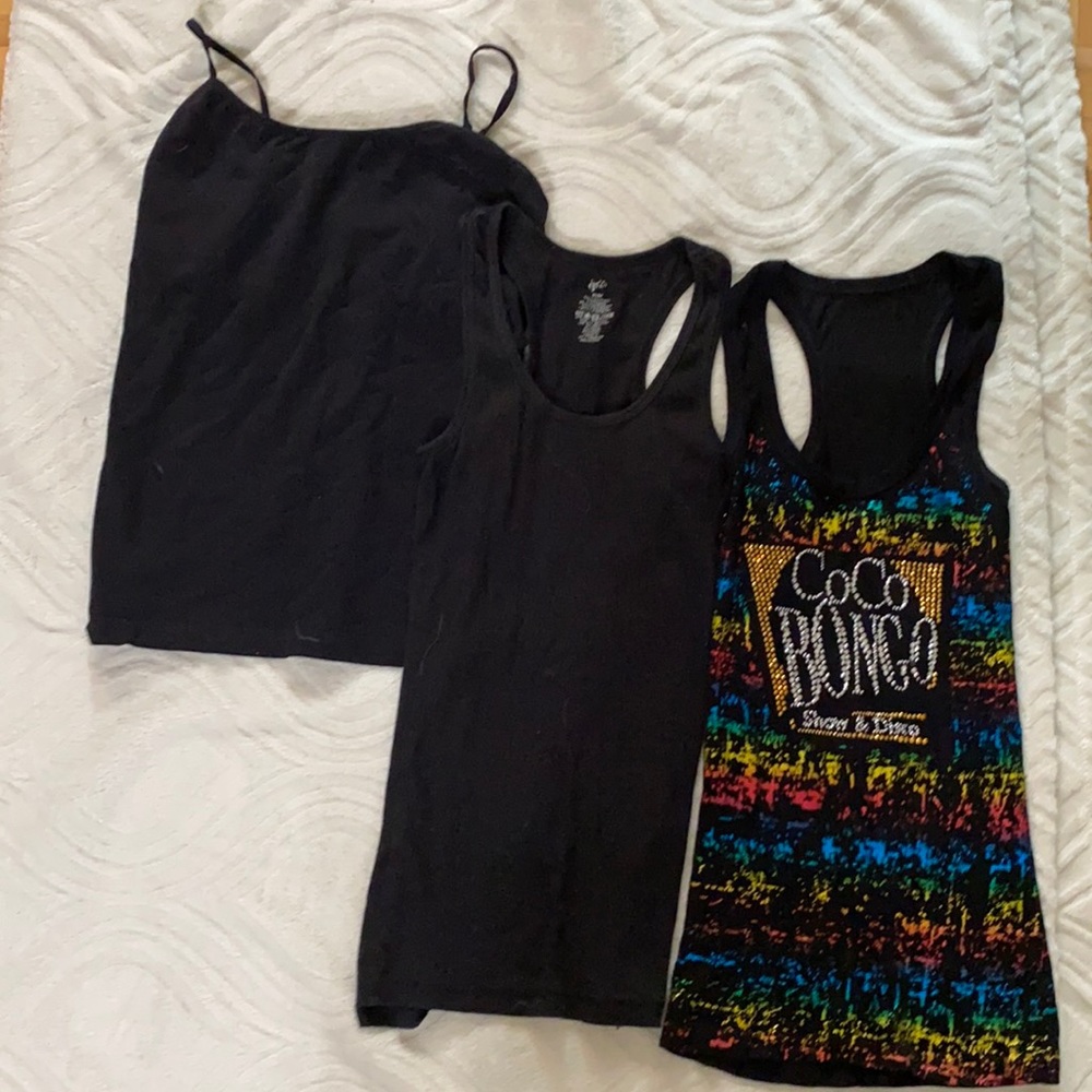 Black tank tops